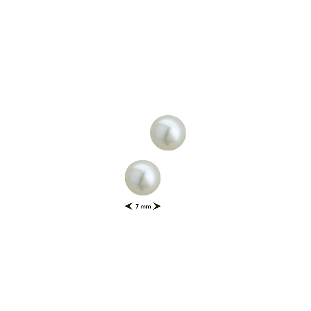 Zilveren Oorknoppen Parel 7mm 1323004
