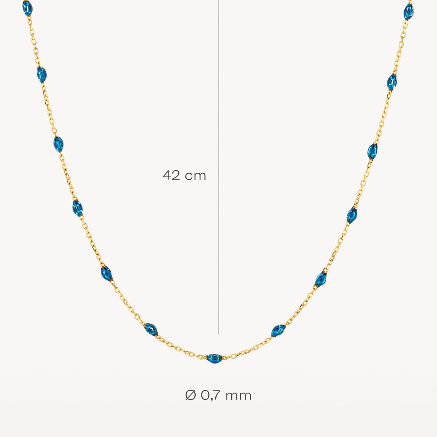 Blush Ketting 14kt Goud 3162YRB
