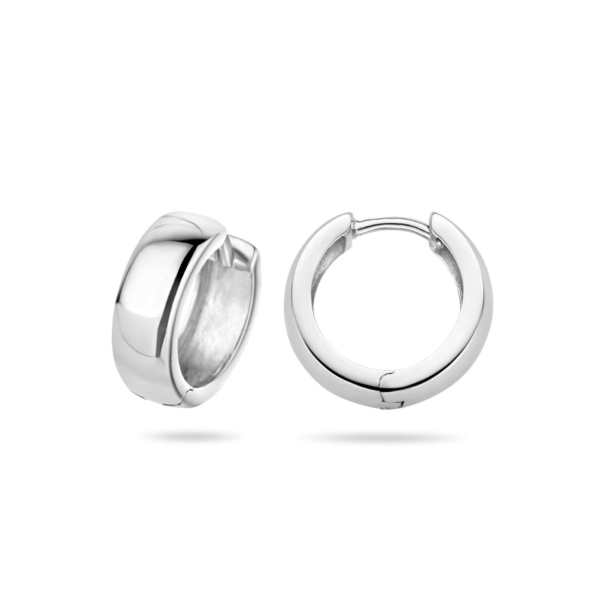 Zilveren Klapoorringen Bol 5mm 15mm 1322148