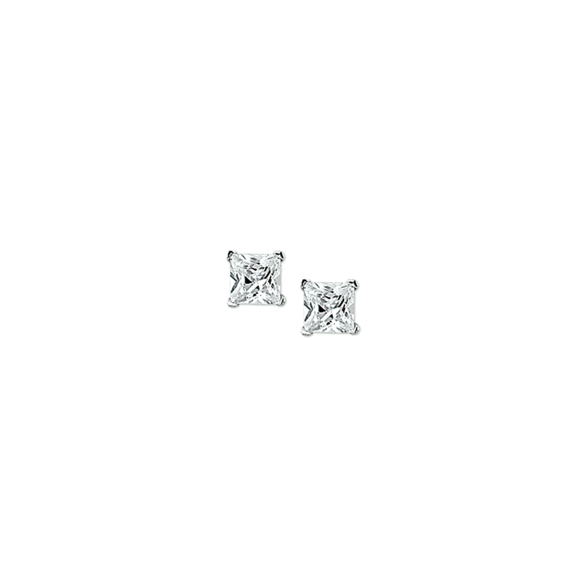 Zilveren Oorknoppen Zirkonia 5mm 1323065