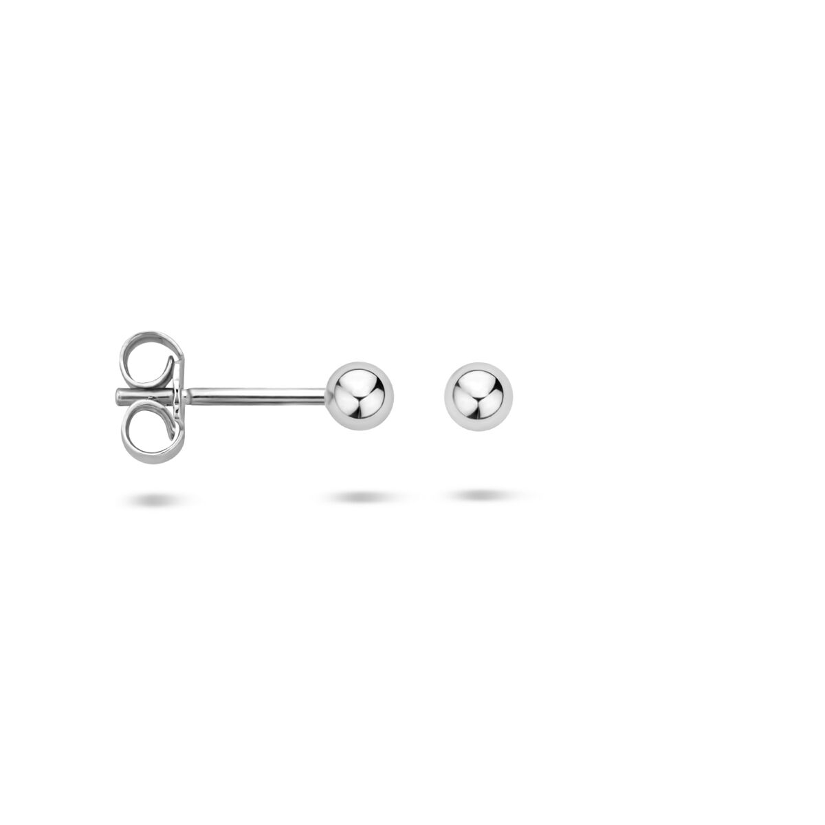 Zilveren Oorknoppen Bol 3mm 1322977