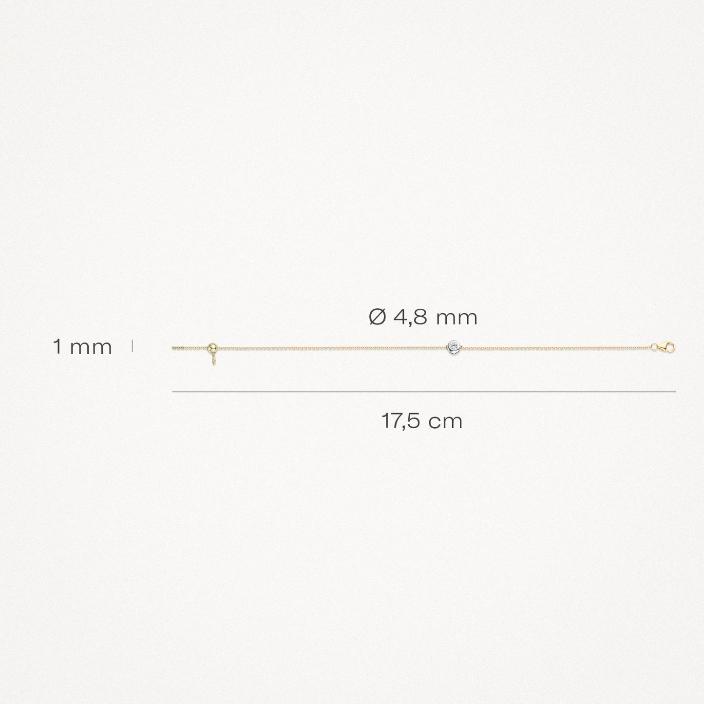 Blush Armband 14kt Goud 2167YZI