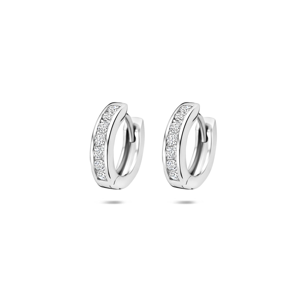 Zilveren Klapoorringen Zirkonia 14,5mm 1322189