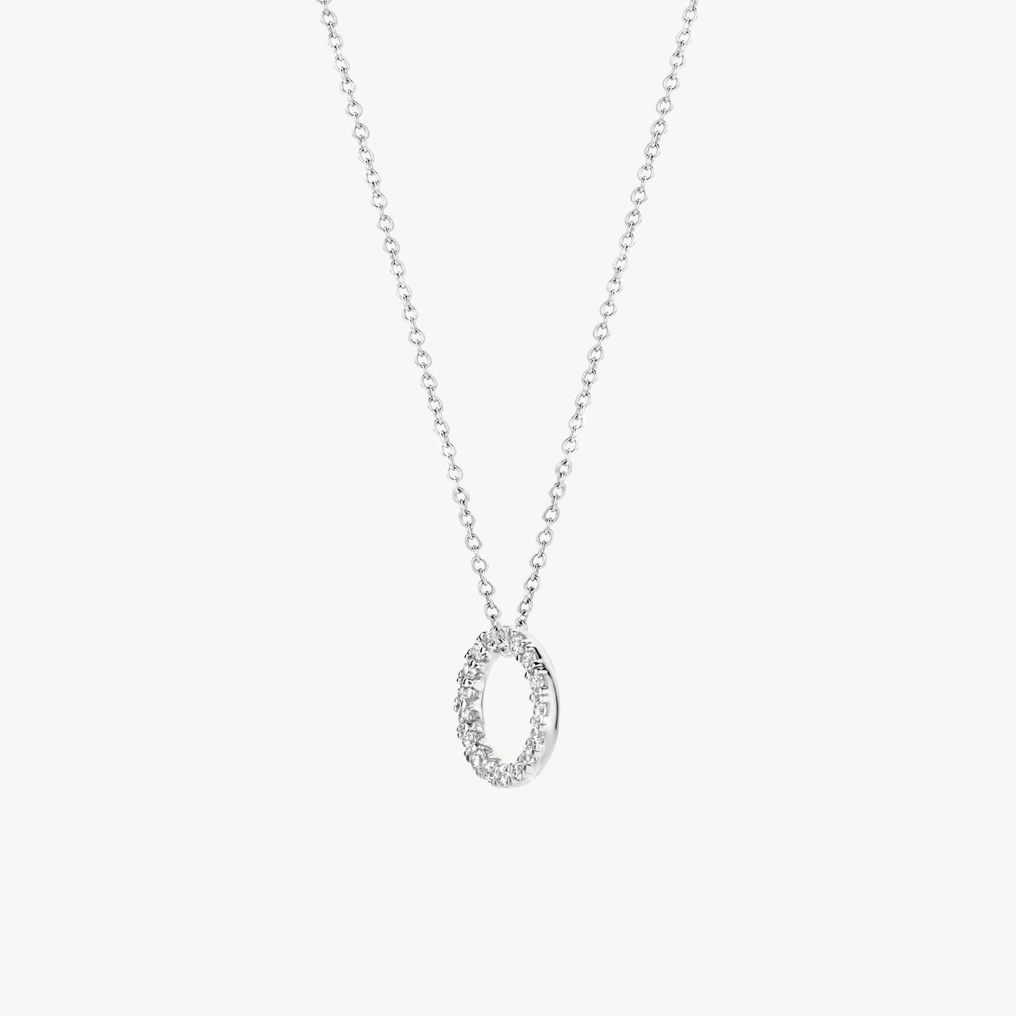Blush Ketting 14kt Witgoud 3065WZI
