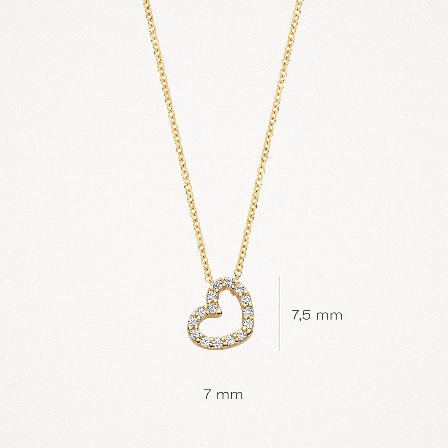 Blush Ketting 14kt Goud 3072YZI