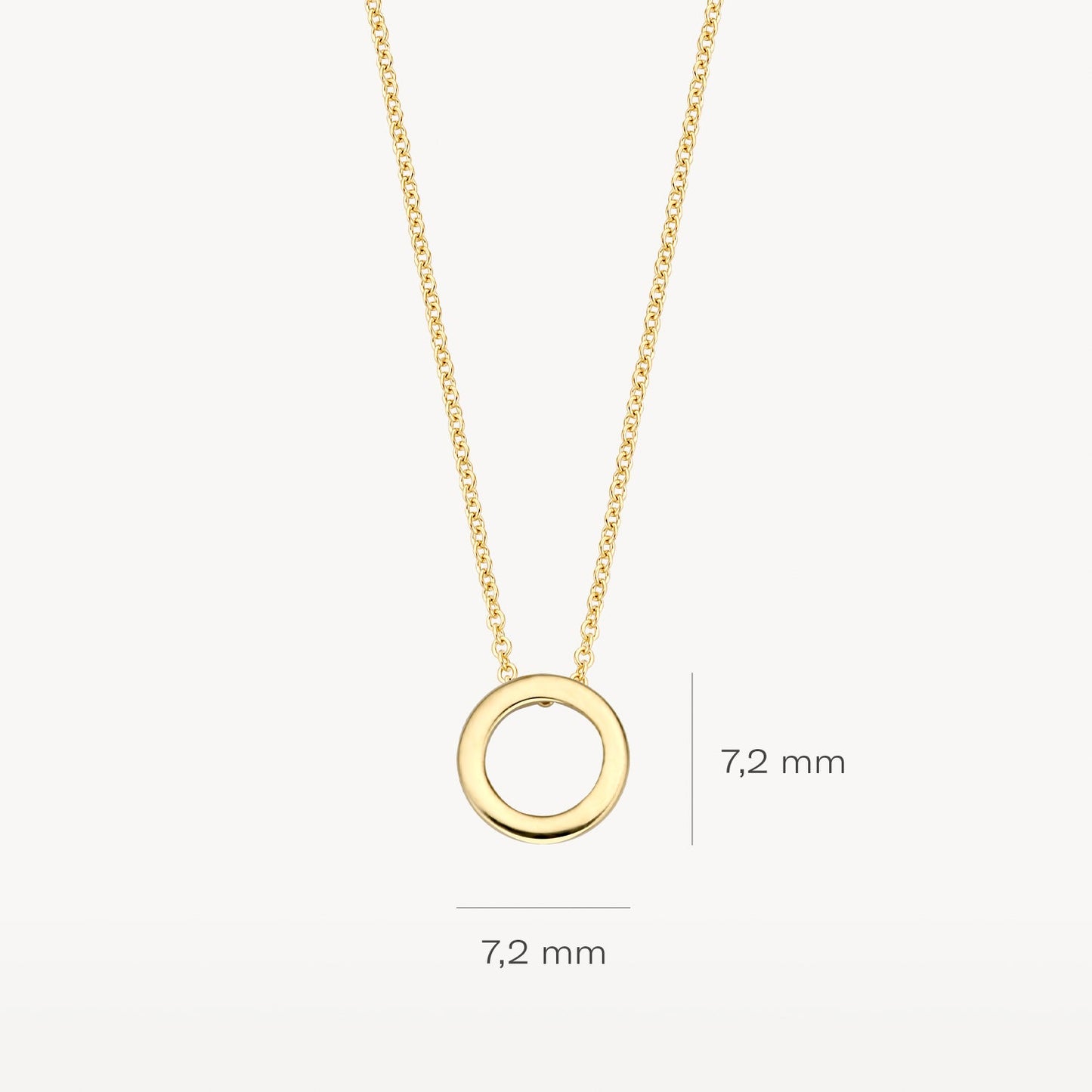 Blush Ketting 14kt Goud 3083YGO