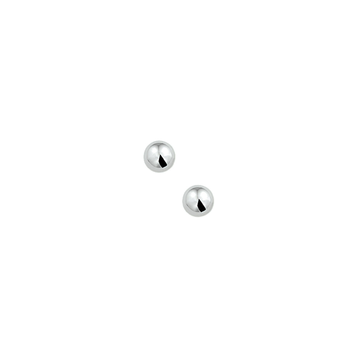 Zilveren Oorknoppen Bol 5mm 1322984