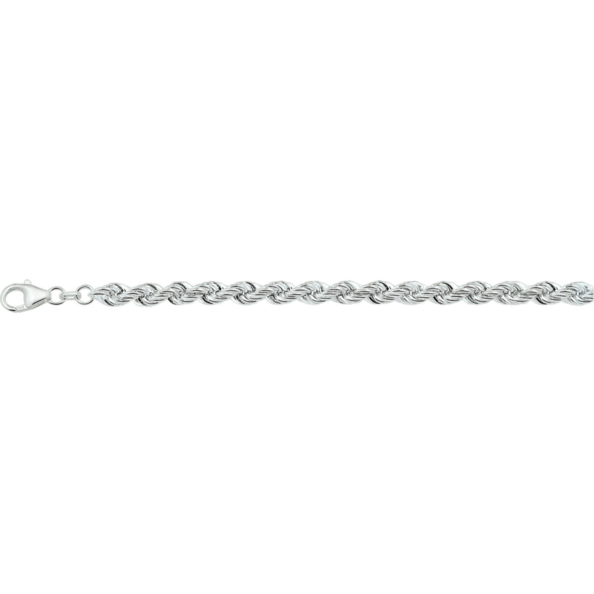 Zilveren Armband Koord Massief 5,0mm 19cm 1321695