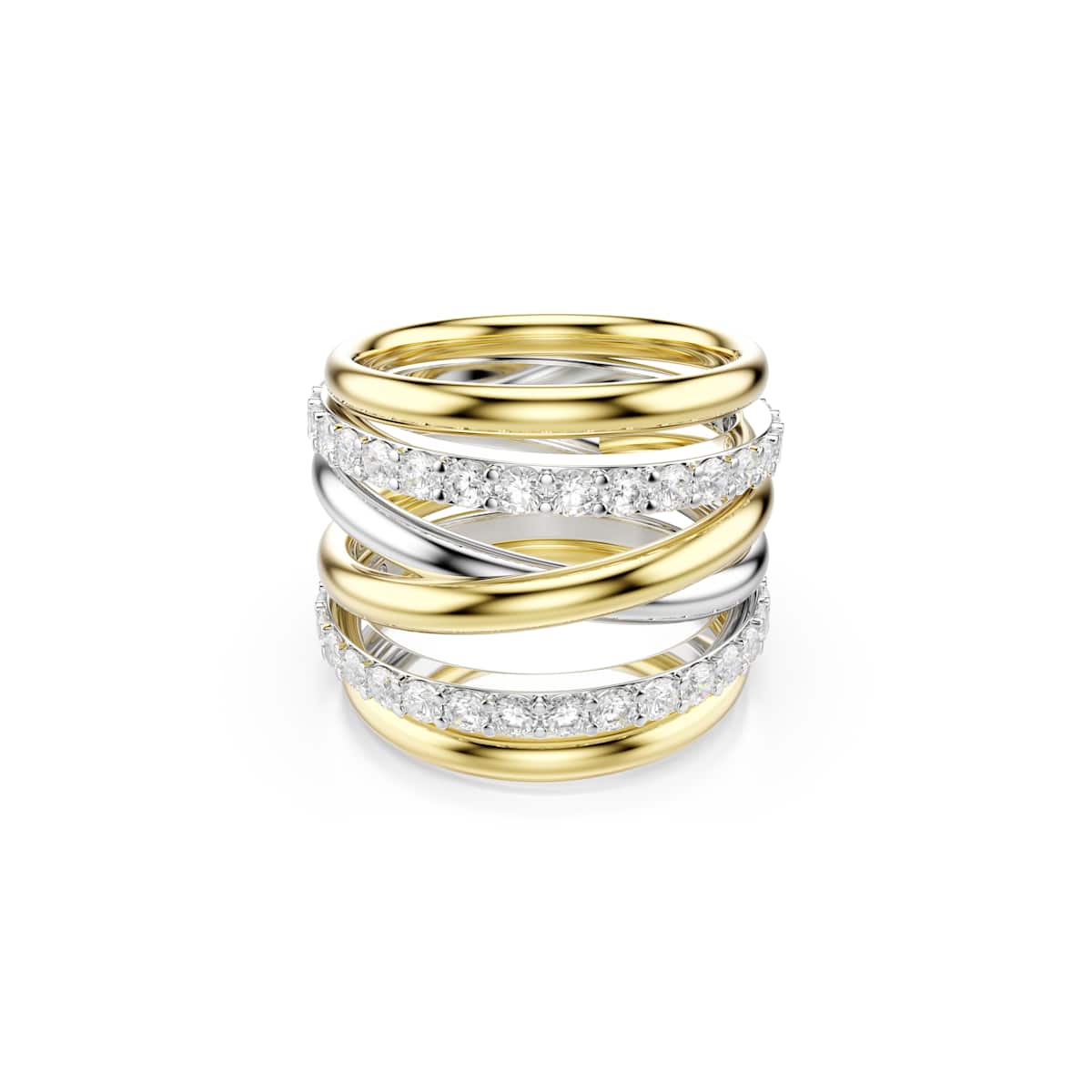 Swarovski Hyperbola Ring 5740414