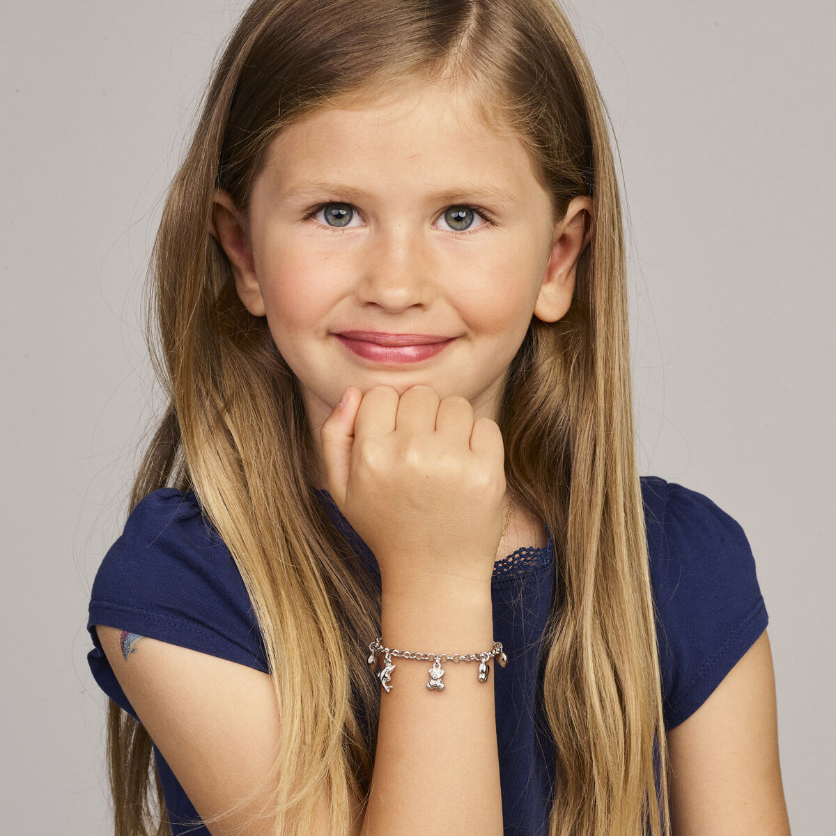 Zilveren Armband Diverse Bedels 15 cm 1321795