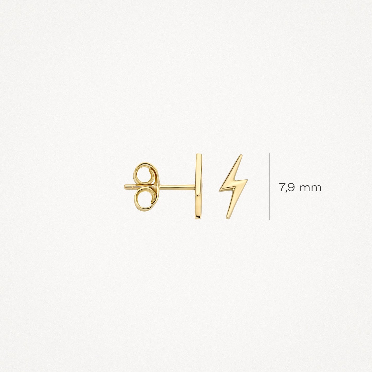 Blush Oorknoppen 14kt Goud 7249YGO