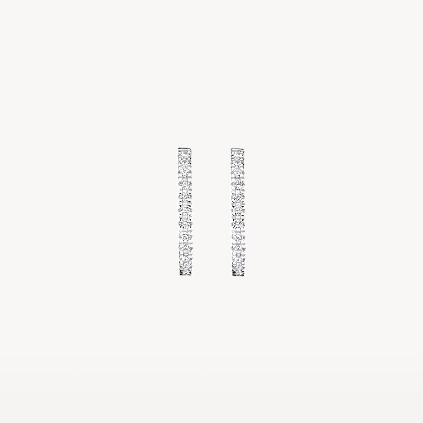 Blush Oorringen 14kt Witgoud 7309WZI