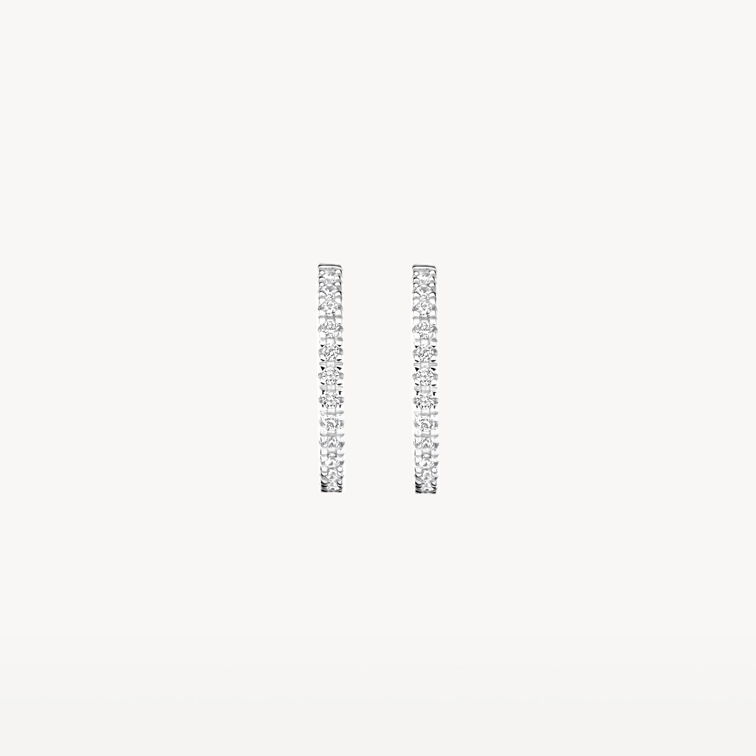 Blush Oorringen 14kt Witgoud 7309WZI