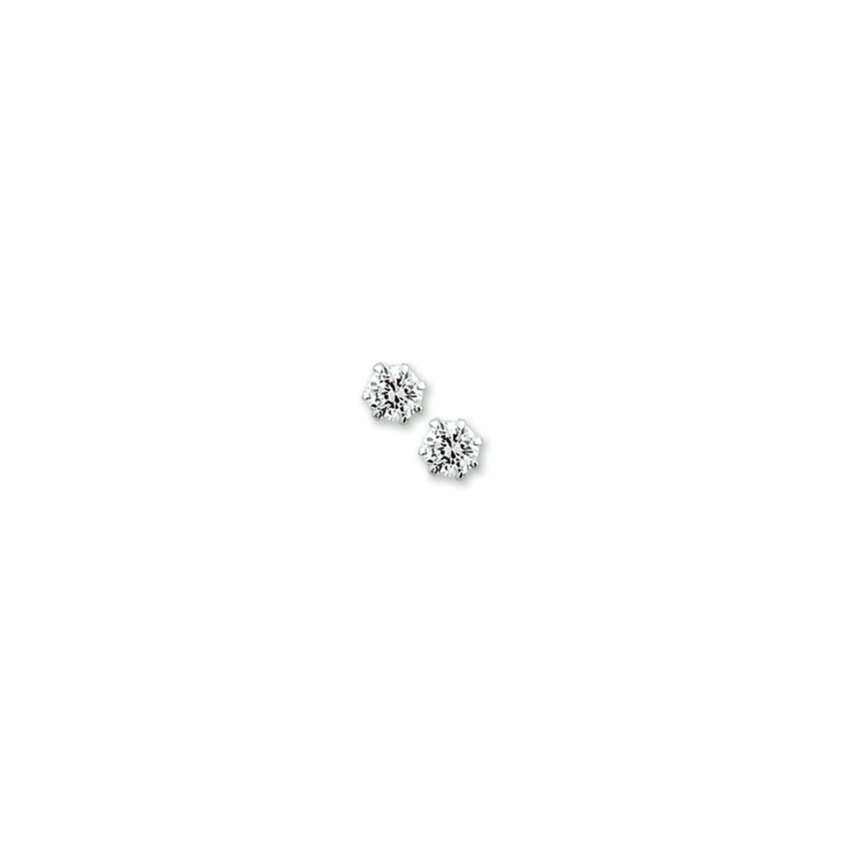 Zilveren Oorknoppen Zirkonia 4,5mm 1321901
