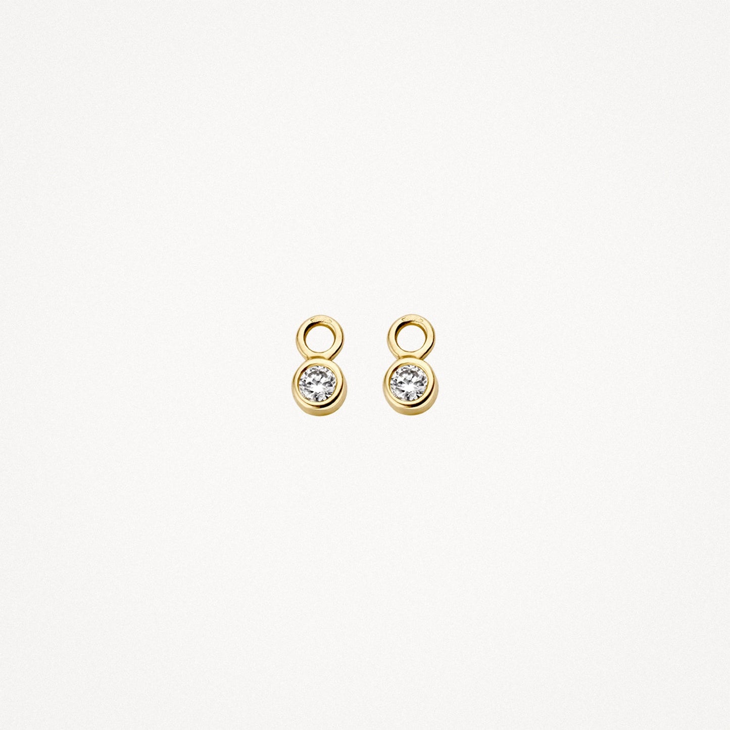 Blush Oorbedels 14kt Goud 9058YZI