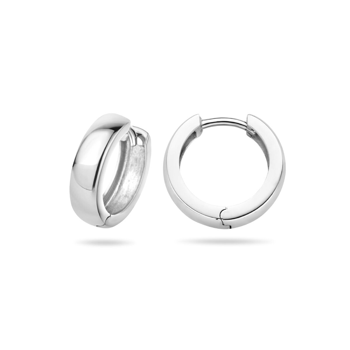 Zilveren Klapoorringen Bol 4mm 15mm 1322146