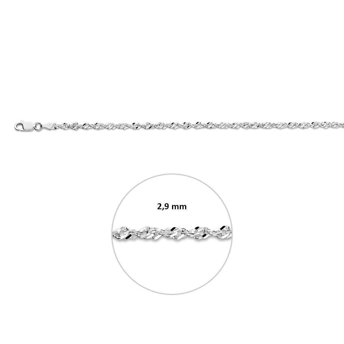 Zilveren Singapore 2,9mm 1321805