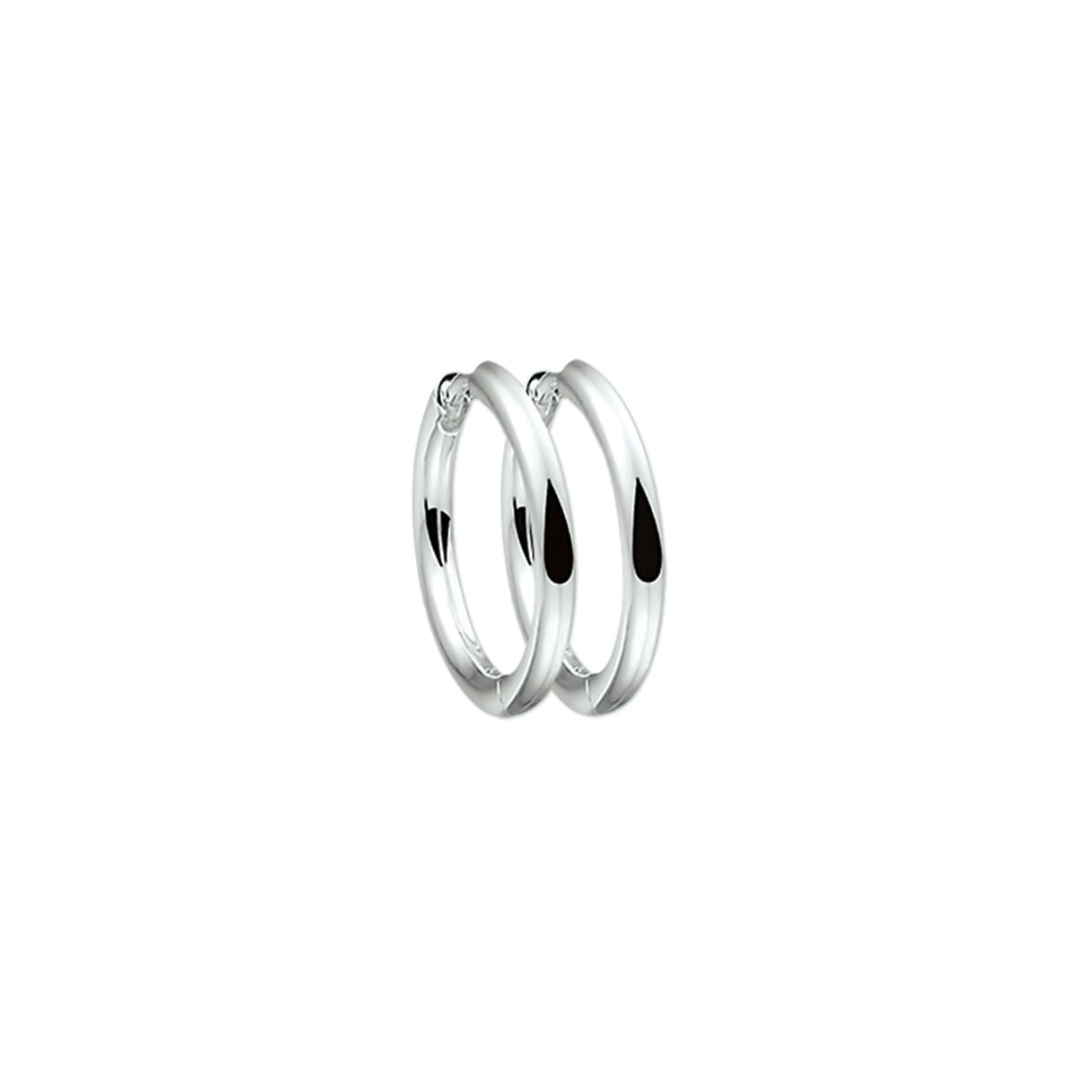 Zilveren Klapoorringen Rond 20mm 1321913