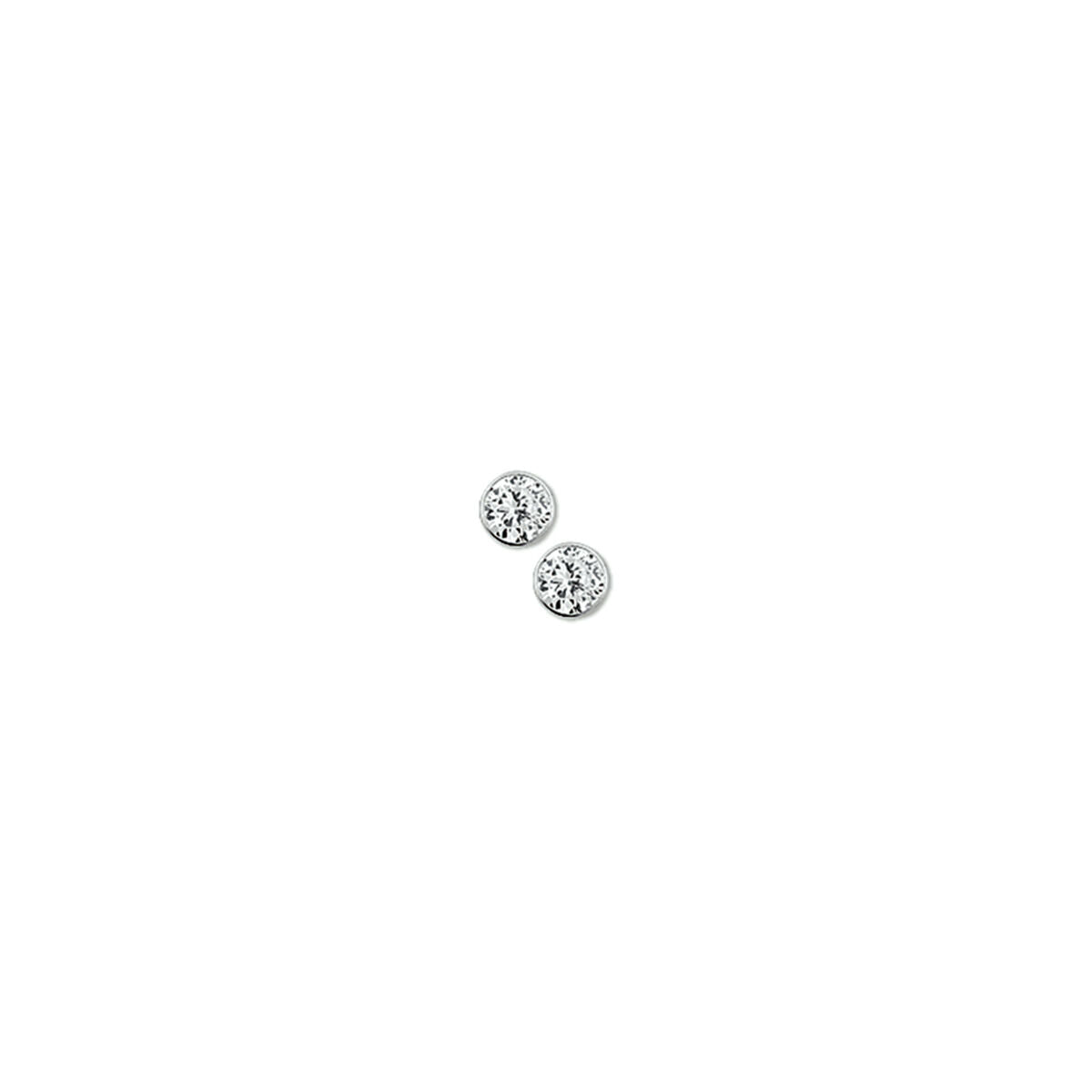 Zilveren Oorknoppen Zirkonia 3,5mm 1323071