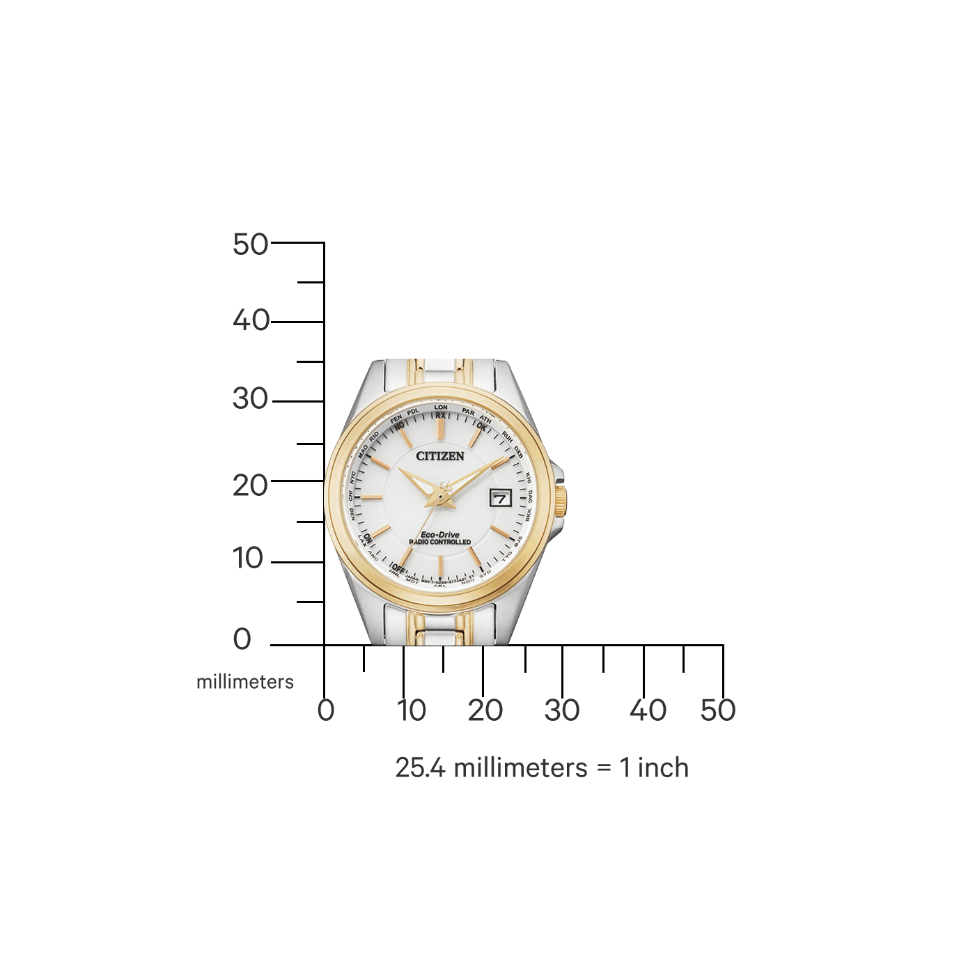Citizen Dames Radio Controlled EC1186 - 85A