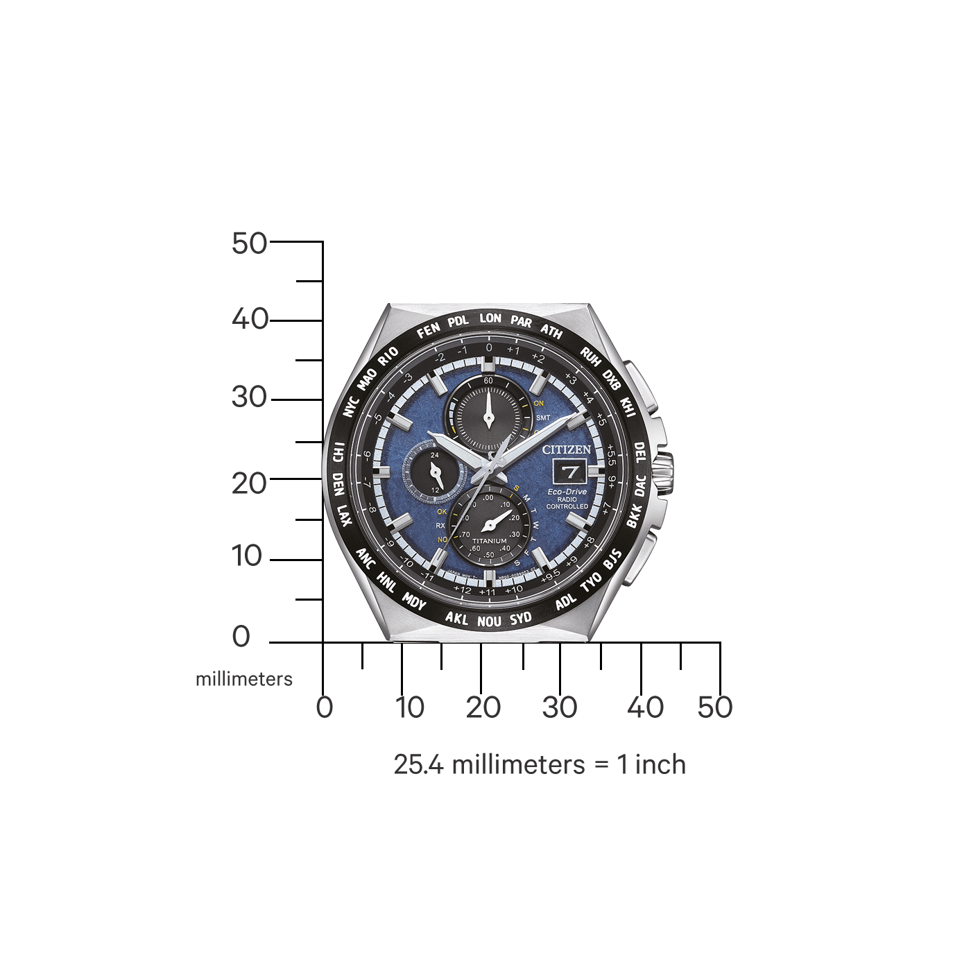 Citizen Super Titanium Radio Controlled AT8238 - 84L