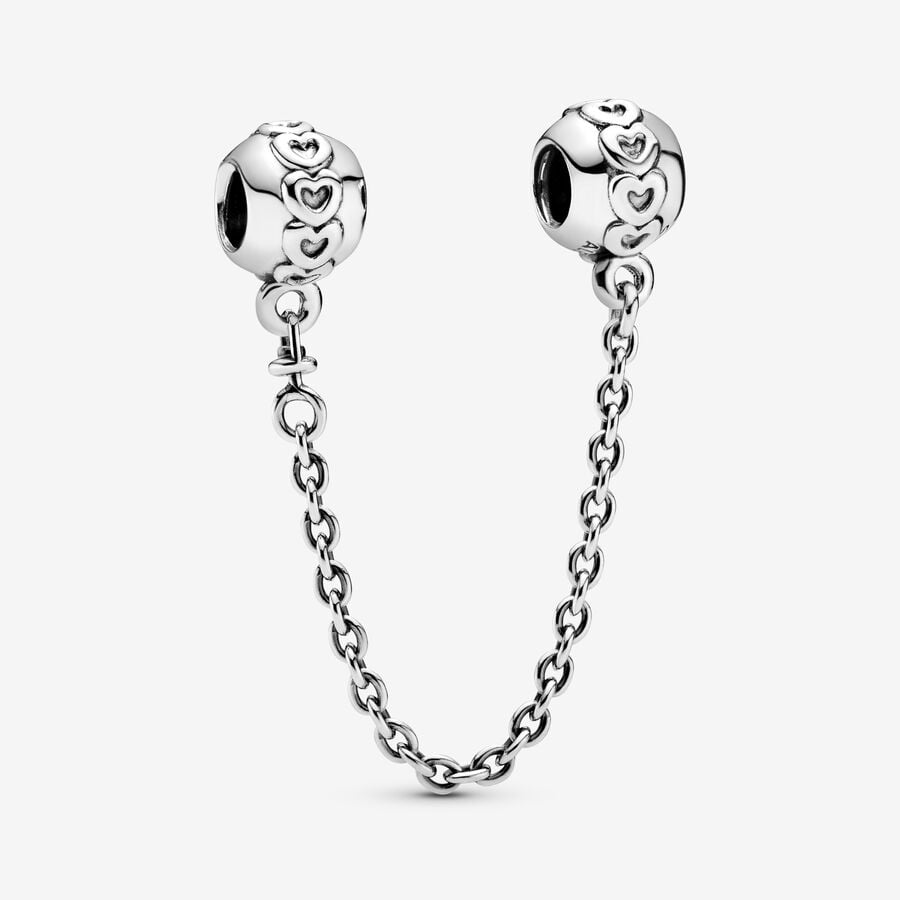 Pandora Bedel Band van Harten Veiligheidsketting 791088 - 05