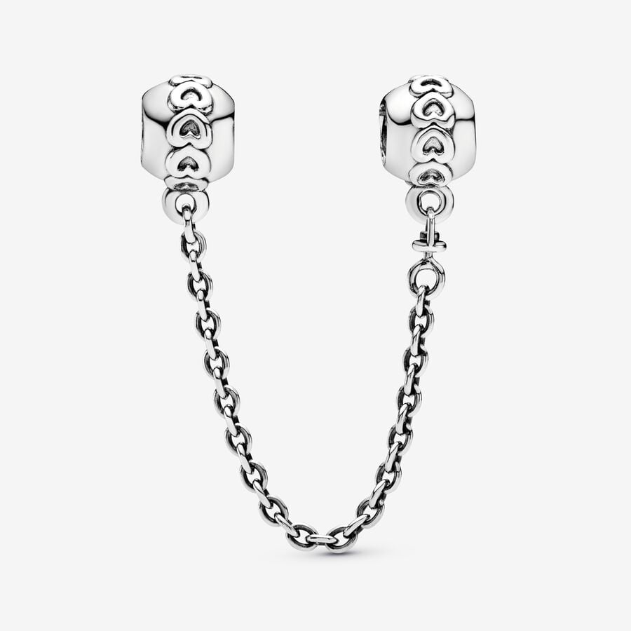 Pandora Bedel Band van Harten Veiligheidsketting 791088 - 05