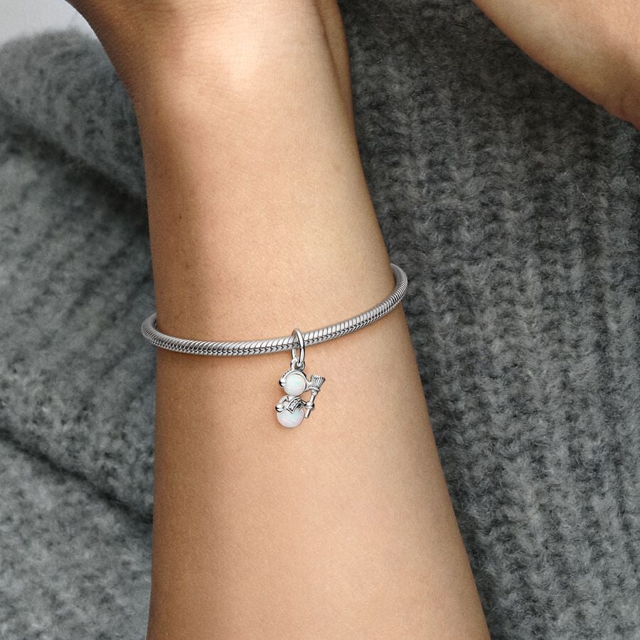 Pandora Bedel Opalescent Sneeuwpop 792981C01