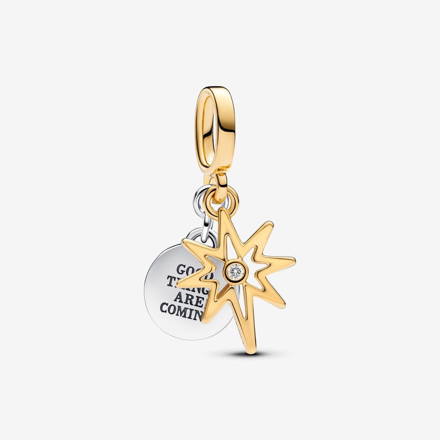 Pandora Bedel Poolster met Diamant 763588C01