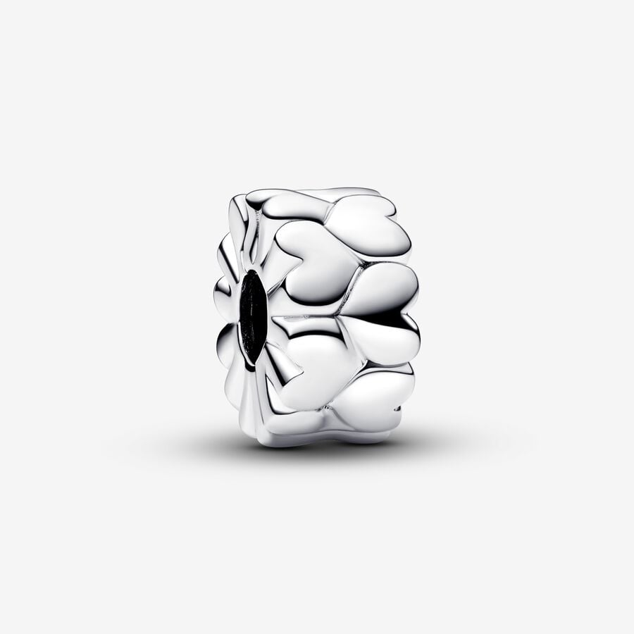 Pandora Clip Bedel Hart Patroon 792828C00