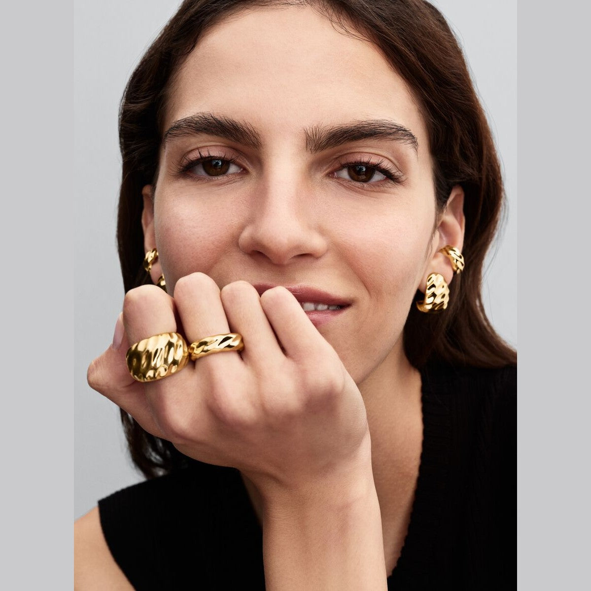 Pandora Geribbelde Ring 163884C00 - 54 - Juwelier van Dam