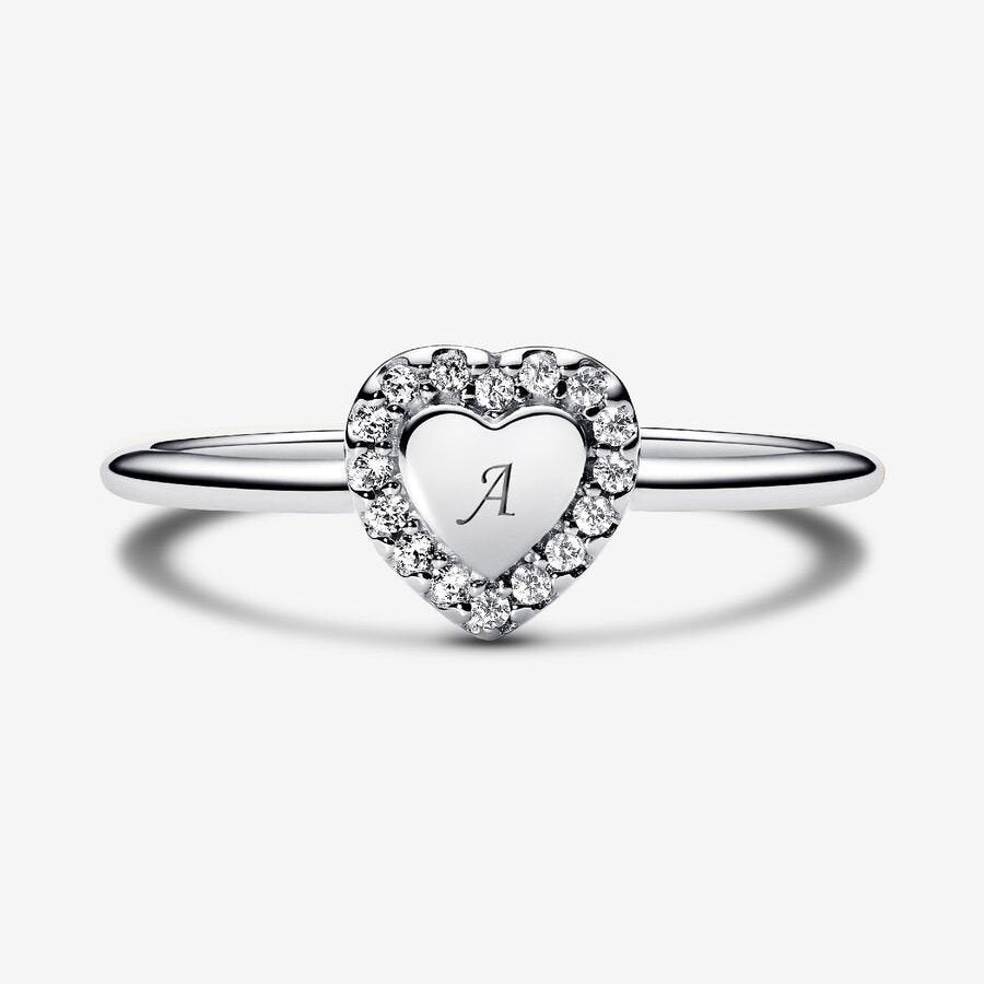 Pandora Hart Halo Ring 193801C01 - 54