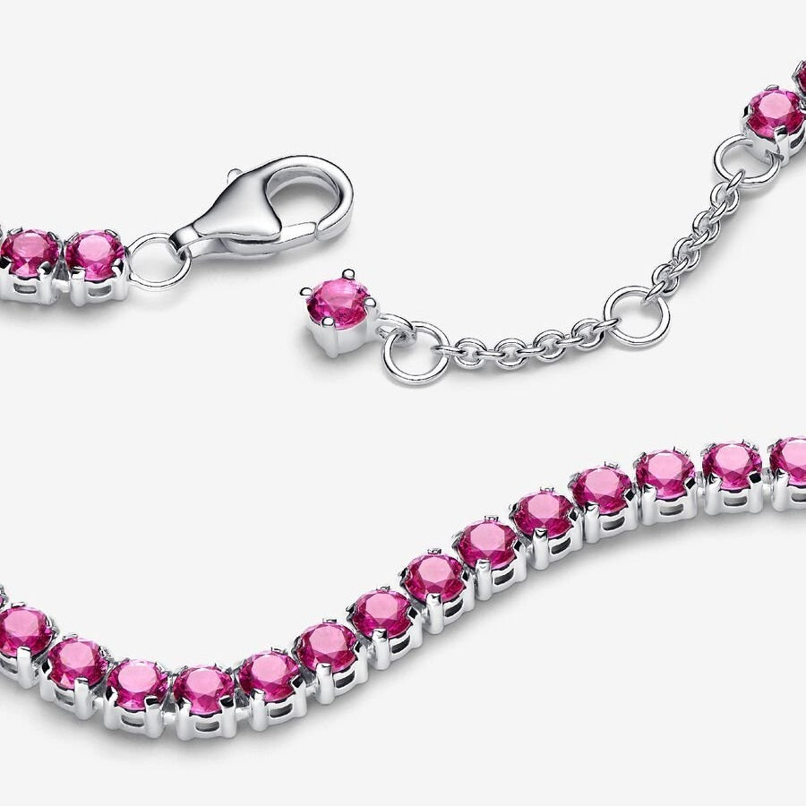 Pandora Roze Tennisarmband 591469C04 - 18 - Juwelier van Dam