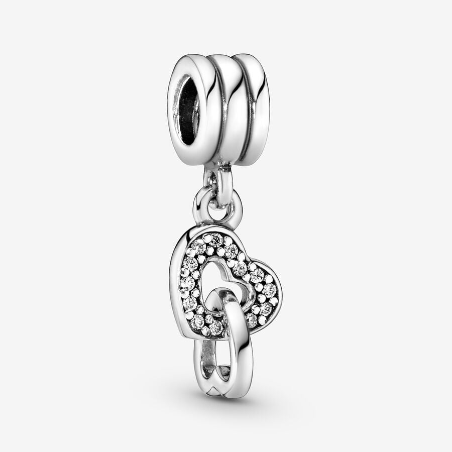 Pandora Verstrengelde Harten Hangende Bedel 791242CZ
